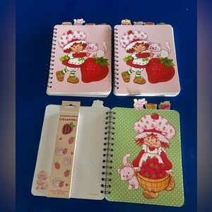 COPY - Strawberry shortcake notebook and scented pencils